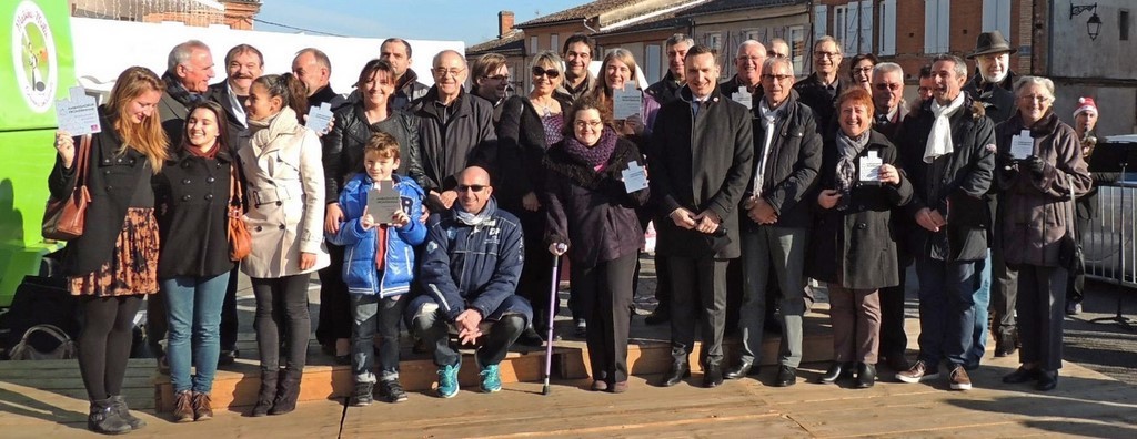 Marché de Noël 2016 à Fronton, remise des trophées