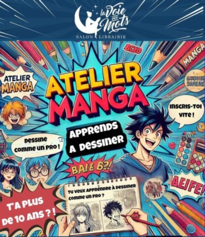 FRONTON : Atelier Manga le 17/12  