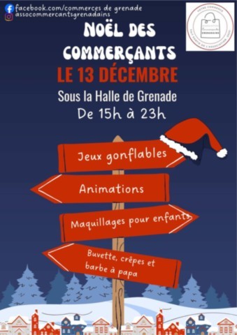 GRENADE : Noël des commerçants le 13/12