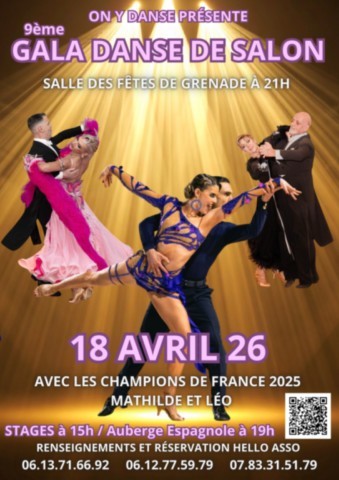 GRENADE : Gala de danse le 18/4