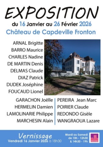 FRONTON : Exposition du 16/1 au 26/2
