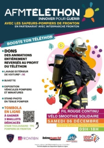 Le téléthon à Fronton le 6/12/25