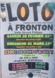 FRONTON : Loto le 28/2 et le 1/3
