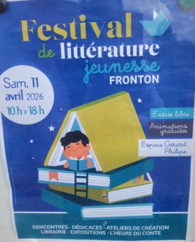 FRONTON : Littérature jeunesse le 11/4