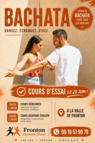 FRONTON : Bachata le 22/6