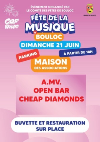 BOULOC : Fête de la musique le 21/6