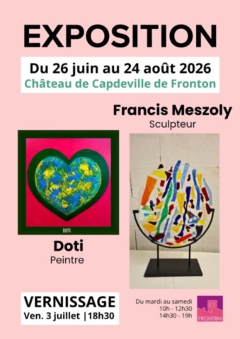 FRONTON : Exposition du 26/6 au 24/8