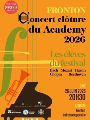 FRONTON : Concert le 26/6
