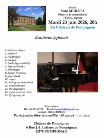 POMPIGNAN : Concert le 23/6