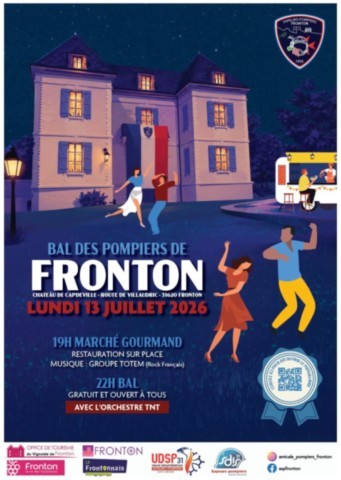 FRONTON : Bal des pompiers le 13/7