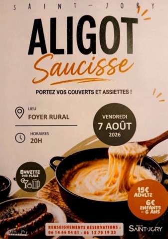 ST JORY : Aligot saucisse le 7/8