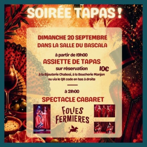 BRUGUIERES : Cabaret le 20/9