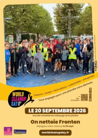 On nettoie FRONTON le 20/9