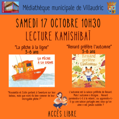 VILLAUDRIC : Lecture Kamishibaï le 17/10