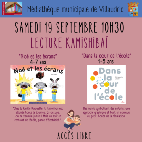 VILLAUDRIC : Lecture Kamishibaï le 19/9