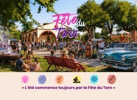 BRESSOLS : Fête du Tarn les 3,4 et 5/7