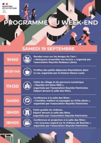 REYNIES : Journées du patrimoine 19 et 20/9