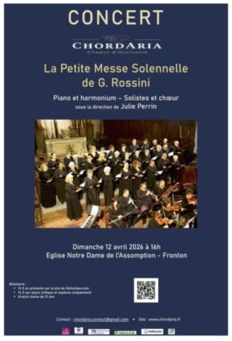FRONTON : Concert le 12/4