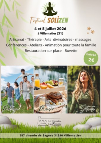 VILLEMATIER : Festival SoliZen les 4 et 5/7