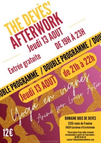CASTELNAU : After Work et Yoga le 13/8