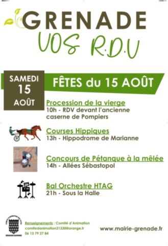 GRENADE : Festivités du 15/8