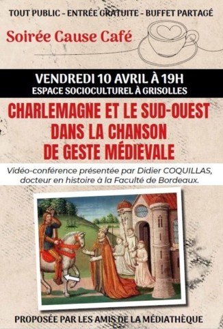 GRISOLLES : Cause café le 10/4