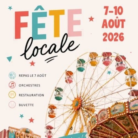 ST JORY : Fête locale les 7, 8, 9 et 10/8