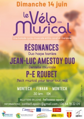 LE VÉLO MUSICAL : Au départ de Montech le 14/6