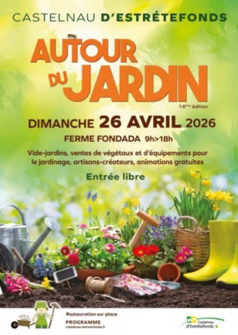 CASTELNAU D’ESTRETEFONDS : Vide jardin le 26/4