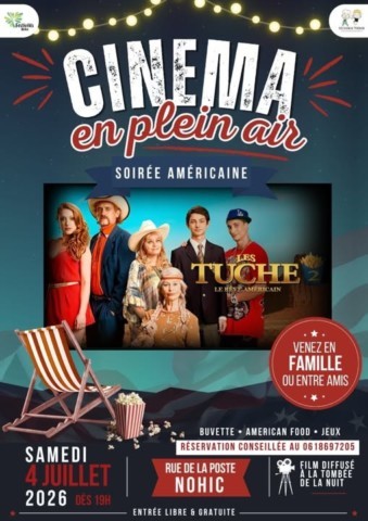 NOHIC : Ciné en plein air le 4/7