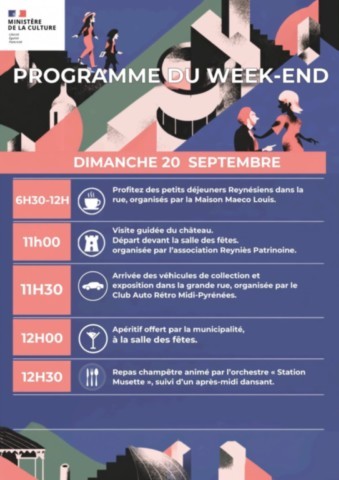 REYNIES : Journées du patrimoine 19 et 20/9