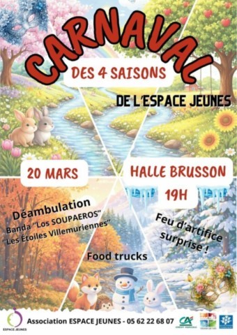 VILLEMUR sur TARN : Carnaval le 20/3