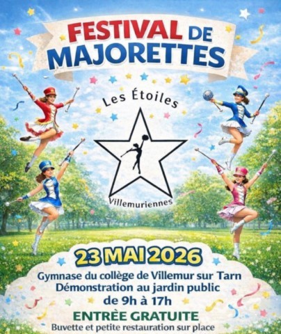 VILLEMUR : Majorettes le 23/5