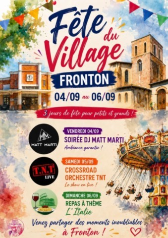 FRONTON en fête du 4 au 6/9
