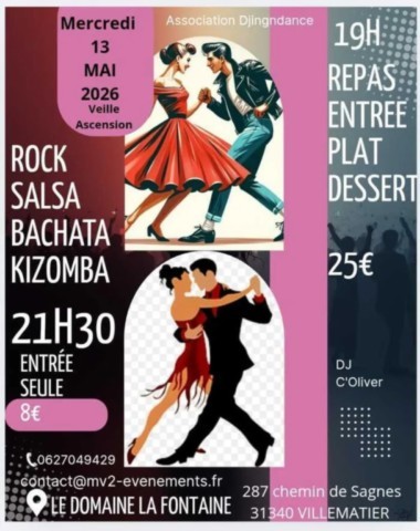 VILLEMATIER : Soirée dansante le 13/5