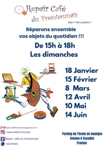 FRONTON : Repair Café le 10/5