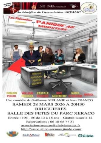 BRUGUIERES : Théâtre le 28/3