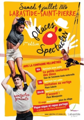 LABASTIDE ST PIERRE : Spectacle le 4/7